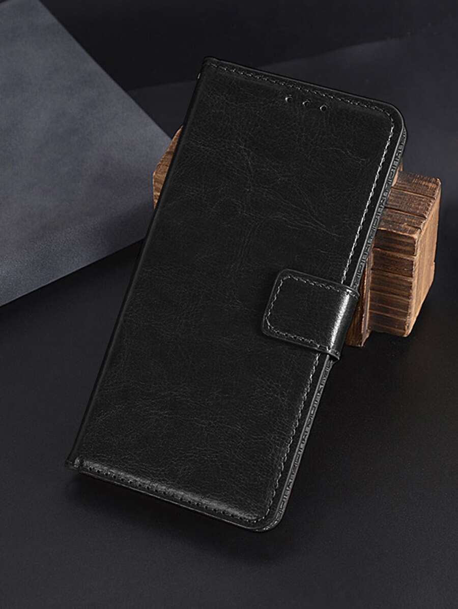 Soporte y estuche para teléfono con ranura para tarjetas compatible con iPhone15/15Plus/15Pro/15Promax, versión internacional, no la versión nacional - Negro - Ver 1