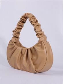 Ruched Bag - Yellow - View 3