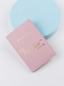 Hộp đựng hộ chiếu hình chữ cái - Hồng - Xem 2