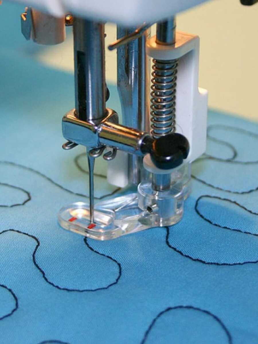 1pc Plastic Presser Foot - White - View 1