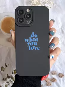 Hộp đựng điện thoại họa tiết khẩu hiệu - Nhiều màu - Xem 1