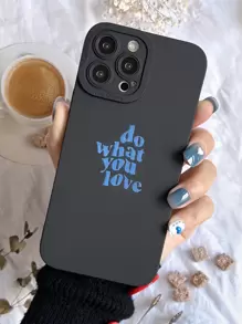 Hộp đựng điện thoại họa tiết khẩu hiệu - Nhiều màu - Xem 2