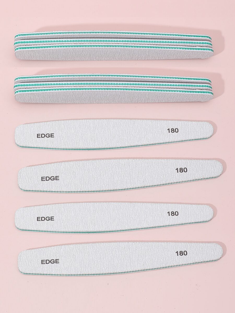 10 piezas Lima de uña - Multicolor - Ver 1