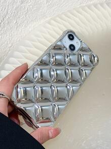 Funda para móvil de color metálico guateado - Plateado - Ver 5