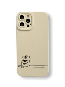 Funda para móvil tigre de dibujos animados - Beis - Ver 5