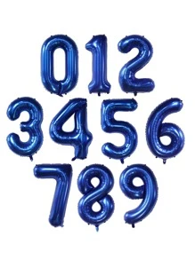 Mtrong Te 1pc 40 Inch Number Shaped Balloon - Royal Blue - View 3