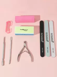 NailSunshine 9pcs Nail Art Set Nail Kits,Nail Supplies,Nail Tools,Nail Art Tools,Back To School,Nails,Nail Tools For Press On Nails - Multicolor - View 1