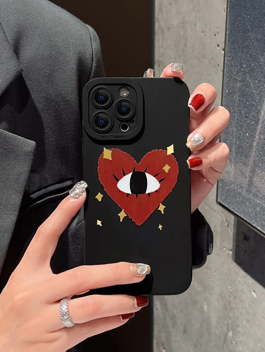 愛心圖案手機外殼