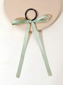 Bow Decor Hair Tie - Green - View 2