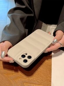 苹果 TPU 防摔防摔缓冲手机壳适用于 系列手机壳适用于 11、 13、 14 Pro Max 防水防震防刮 - 米色 - 查看 2