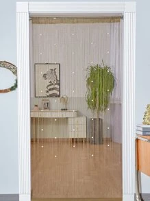 Cortina de puerta con diseño de perla - Champán - Ver 1