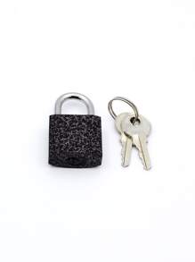 1pc Padlock With 2pcs Key - Multicolor - View 2
