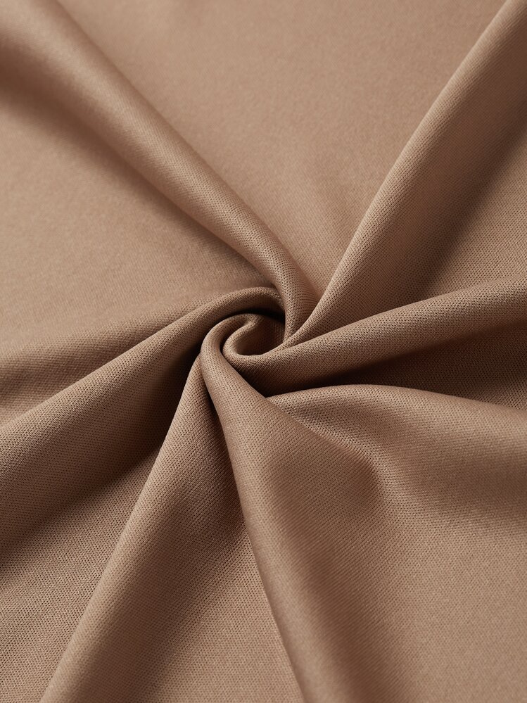 Men Letter Graphic Tee - Camel - View 5