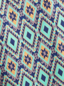 1pc Geometric Print Pet Tank - Multicolor - View 5