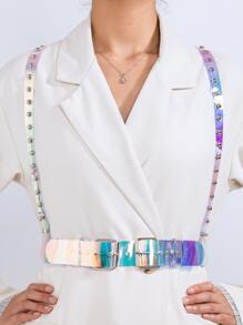Holographic Harness Belt - Multicolor - View 1