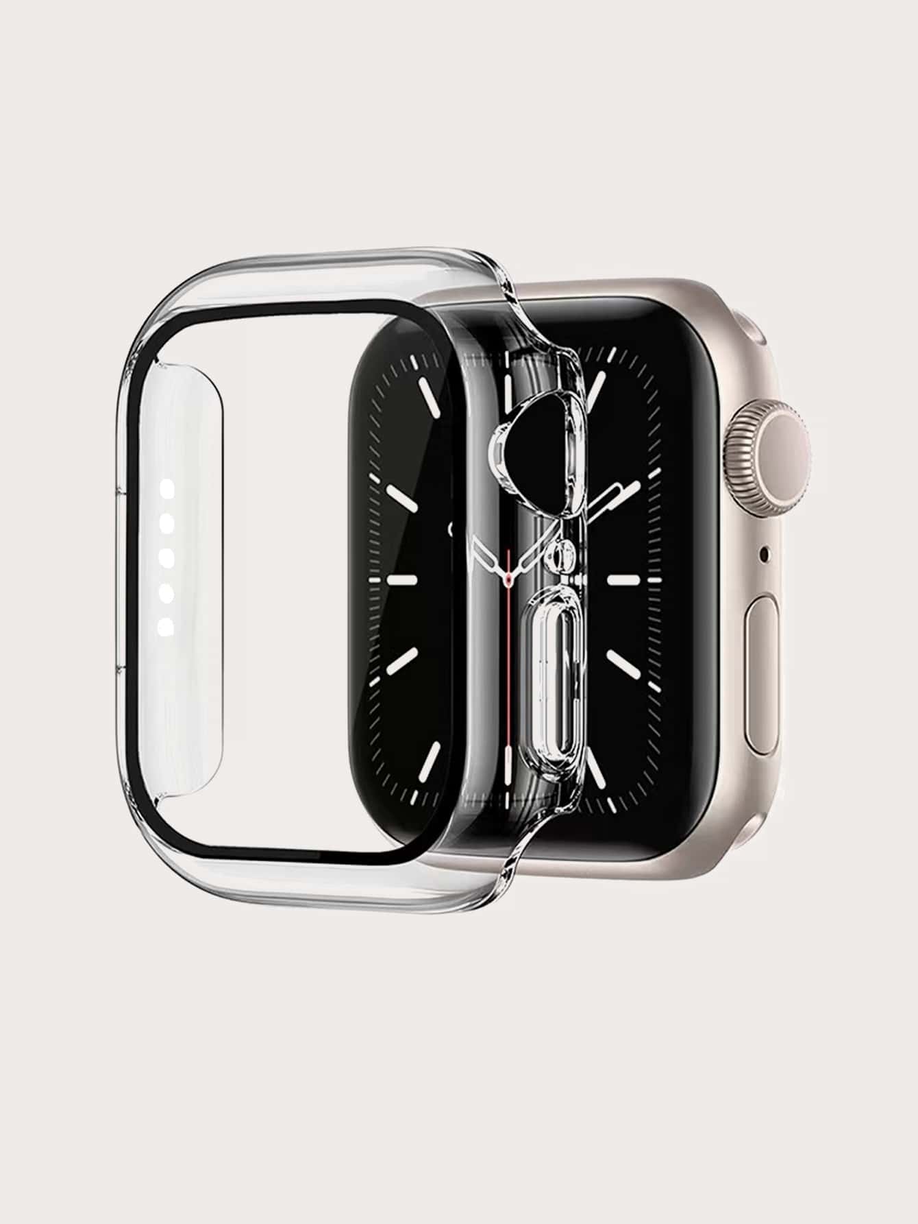 Funda simple compatible con Apple Watch Series 7 - transparente - Ver 1