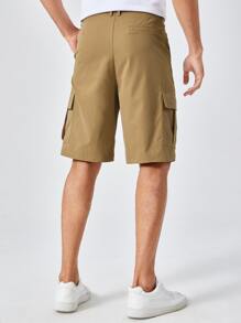 Manfinity 男士翻蓋口袋工裝短褲