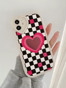 Heart Pattern Phone Case - Multicolor - View 1