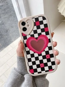 Heart Pattern Phone Case - Multicolor - View 3