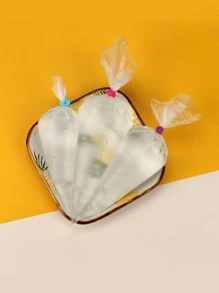 10pcs Clear Piping Bag, Disposable Pastry Bag For Baking - White - View 6