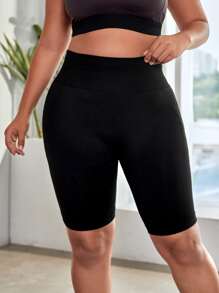 Easithlete شورت رياضي اربع طرق شد الأرداف مجعد مقاس كبير