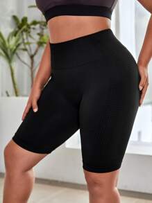 Easithlete شورت رياضي اربع طرق شد الأرداف مجعد مقاس كبير