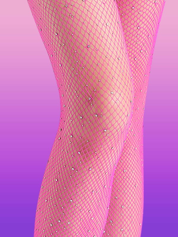 3pairs Rhinestone Decor Tights SHEIN USA