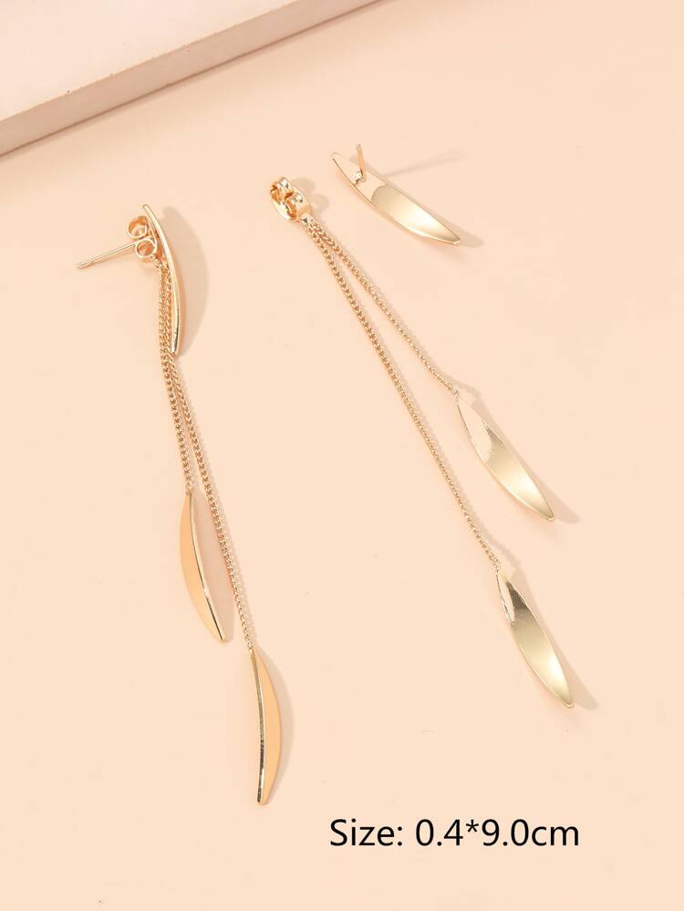 Leaf Decor Earring Jackets