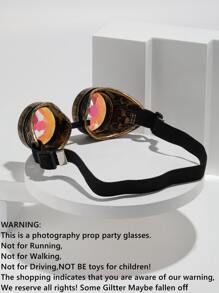 Vintage Men Telescope Design Fashion Glasses - Bronze - View 6