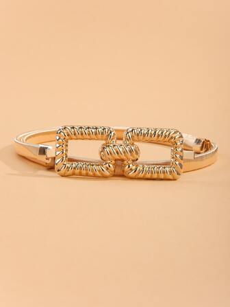 街头优雅几何扣紧身腰带礼服腰带万圣节