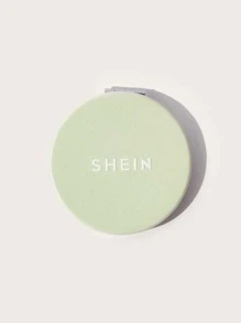 SHEIN 1pc Cartoon Pattern Mini Mirror - Blue - View 2