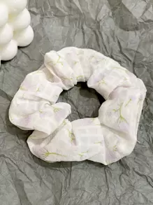 DAZY Floral Print Scrunchie