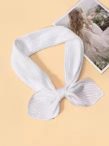1 Stück plissierter einfarbiger Schal Damen großer quadratischer Schal minimalistisches Bandana, Haarband, Stirnband, ideal um Ihren Look aufzuwerten