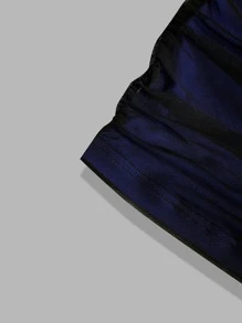 SHEIN Unity Ruched Criss Cross Dress - Multicolor - View 5