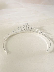 con diseño de diamante de imitación nupcial - Plateado - Ver 2