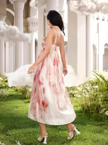 Mulvari Tie Dye Cami Dress - Multicolor - View 2