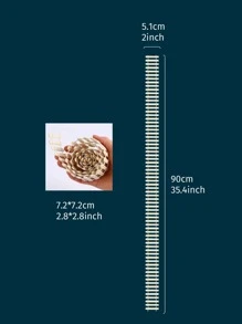 1入組迷你裝飾圍欄 - 米色 - 查看 3