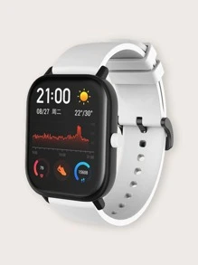 矽膠錶帶適用於Amazfit GTS - 白色 - 查看 1