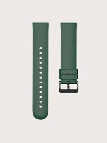 素色矽膠錶帶兼容 Amazfit GTS - 墨綠色 - 查看 1