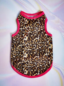 PETSIN Leopard Print Pet Tank