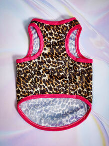 PETSIN Leopard Print Pet Tank