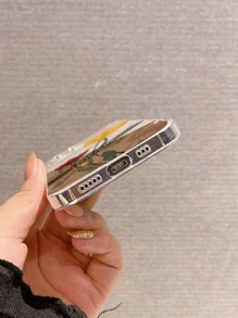 Floral Print Phone Case - Multicolor - View 3