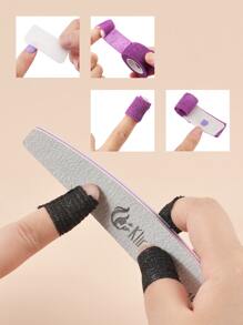 klimonla 2pcs Nail Art Protection Bandage,Nail Supplies,Nail Tools,Nail Art Tools,Back To School,Nails,Nail Tools For Press On Nails - Multicolor - View 3