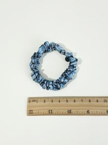 Gói 20 dây buộc tóc vải hoa trơn màu, dịu nhẹ cho tóc, xanh nhạt, cà phê, màu kẹo, nhuộm loang, họa tiết hoa, phụ kiện đi biển, dây buộc tóc thiết yếu cho nữ khi trở lại trường - Nhiều màu - Xem 4