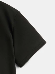 SHEIN Tops con trai Hoạt hình Khối Màu Giải trí - Nhiều màu - Xem 3