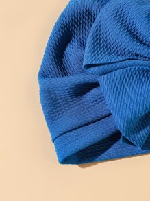 Solid Bow Decor Head Wrap - Blue - View 3