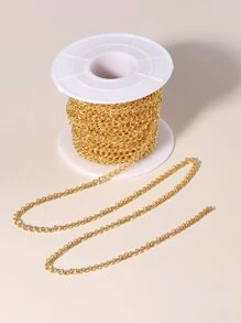 1 Roll/tape Tail Chain - Yellow Gold - View 3