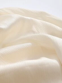 DAZY 女士商务休闲纯色无袖露背衬衫性感女士上衣外出上衣