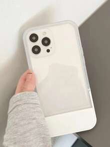 Clear Phone Case With Invisible Desktop Holder - Clear - View 2