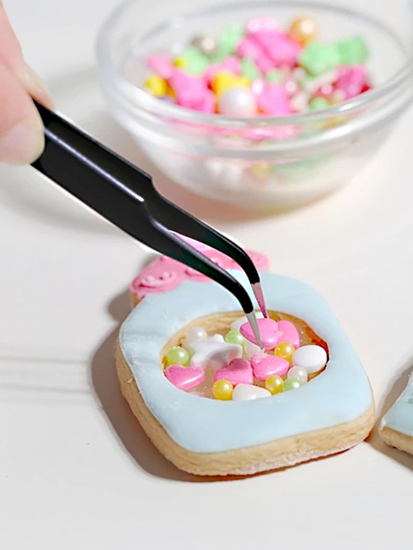 1pc Stainless Steel Cake Decorating Tweezers SHEIN USA